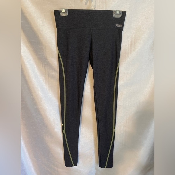 Victoria's Secret Pink  Yoga Pants Heathered Charcoal Ladies XSM - Picture 8 of 10